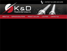 Tablet Screenshot of kdpipeline.com